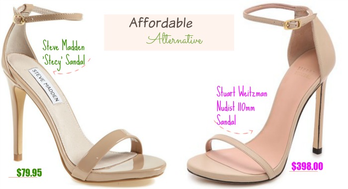 Affordable.Alternative.Steve.Madden.Stuart.Weitzman.Nude.Sandals