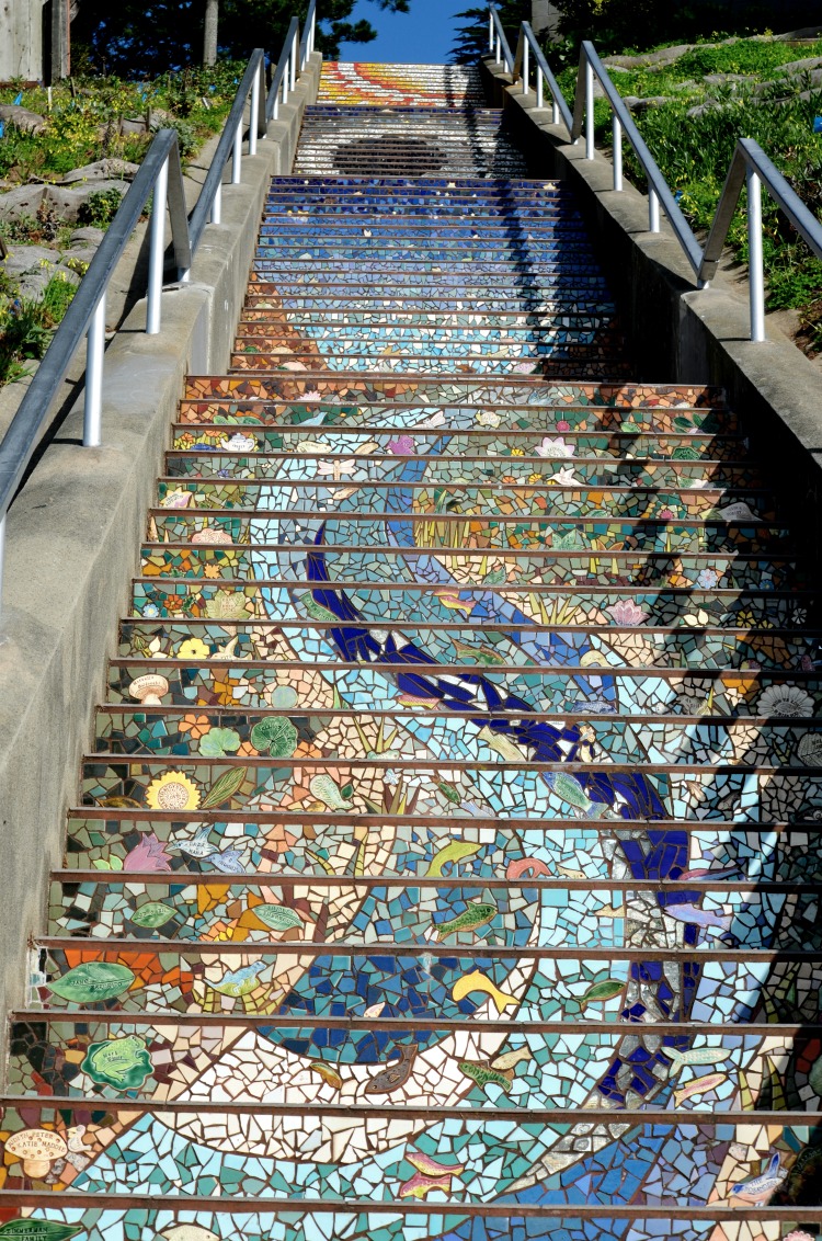 16th Avenue San Francisco 163 Mosaic-Tiled Steps
