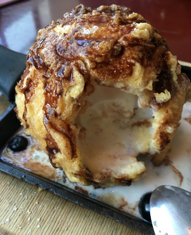 Kabuki Sushi Hollywood LA Deep Fried Ice Cream