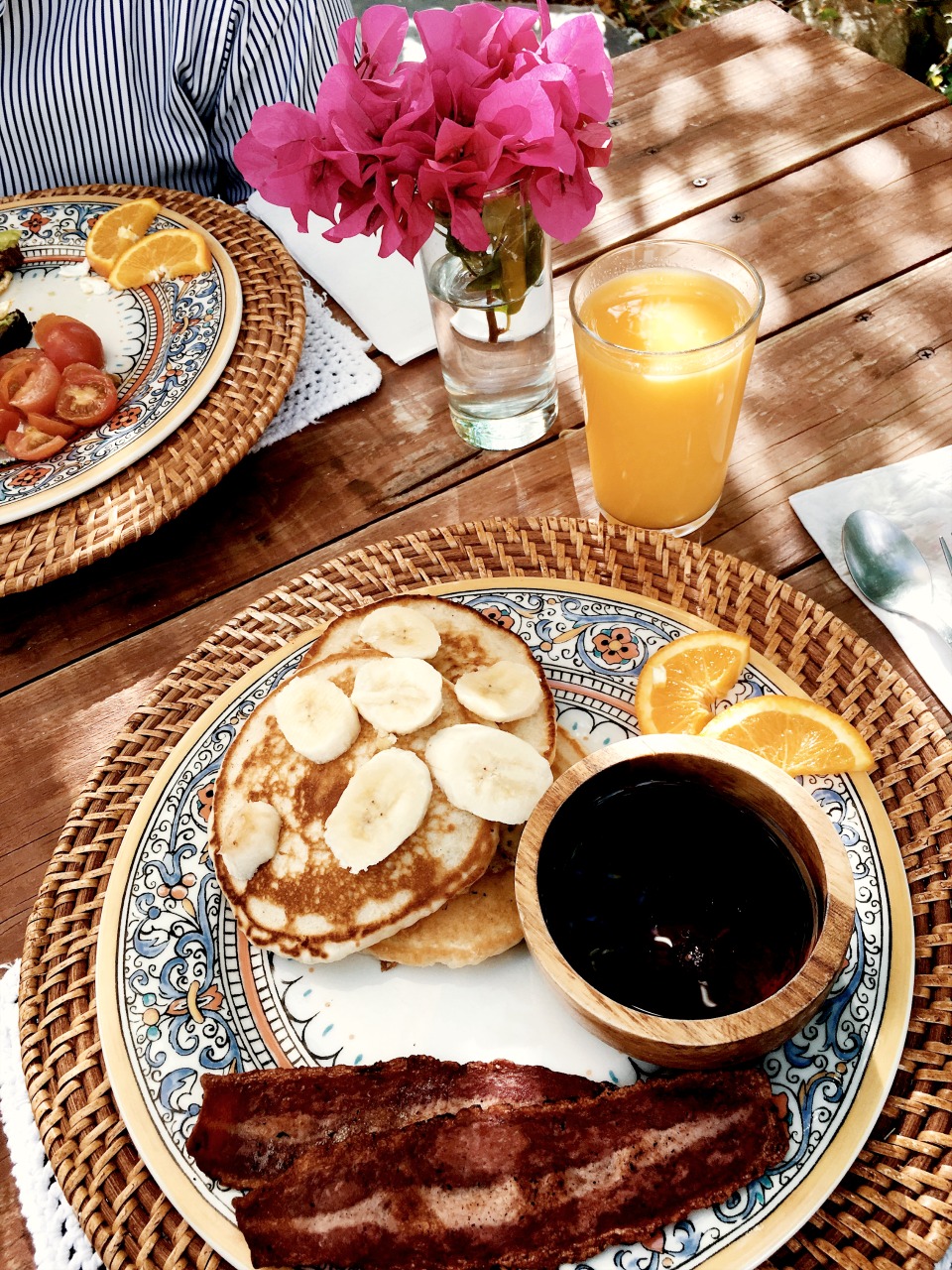 Korakia Spa Retreat Courtyard Breakfast 