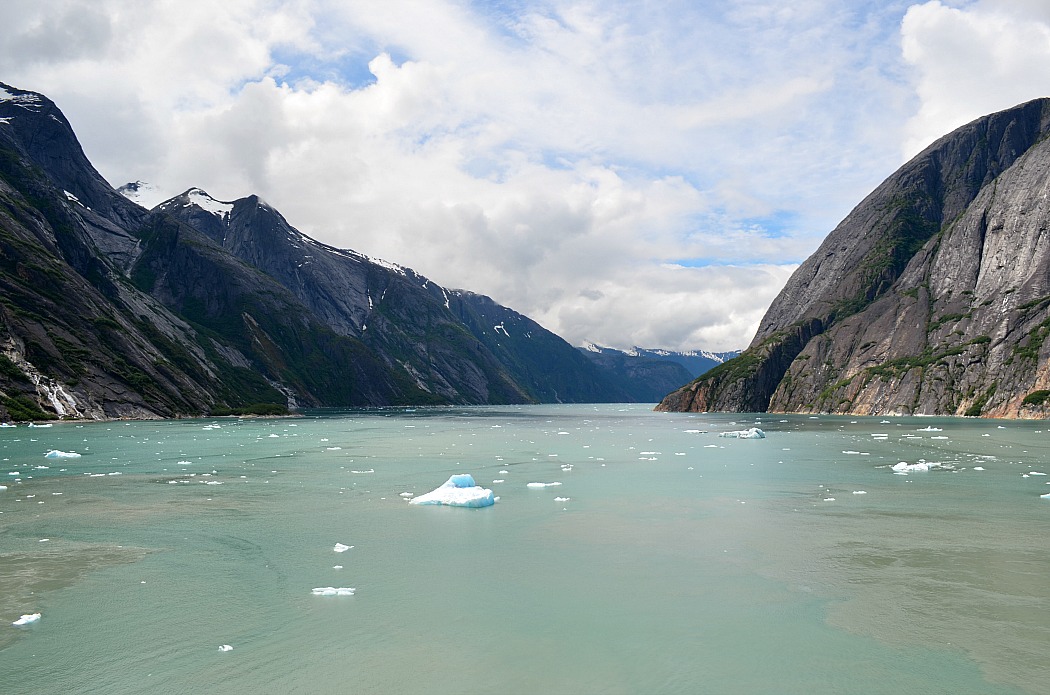 Tracy Arm Fjords Glacier with Holland America ms Amsterdam Cruise Line