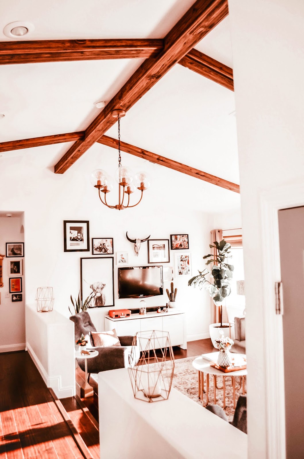 1980s-style-house-livingroom-renovation-update-with-reclaimed-wood-beams-to-cathedral-ceilings